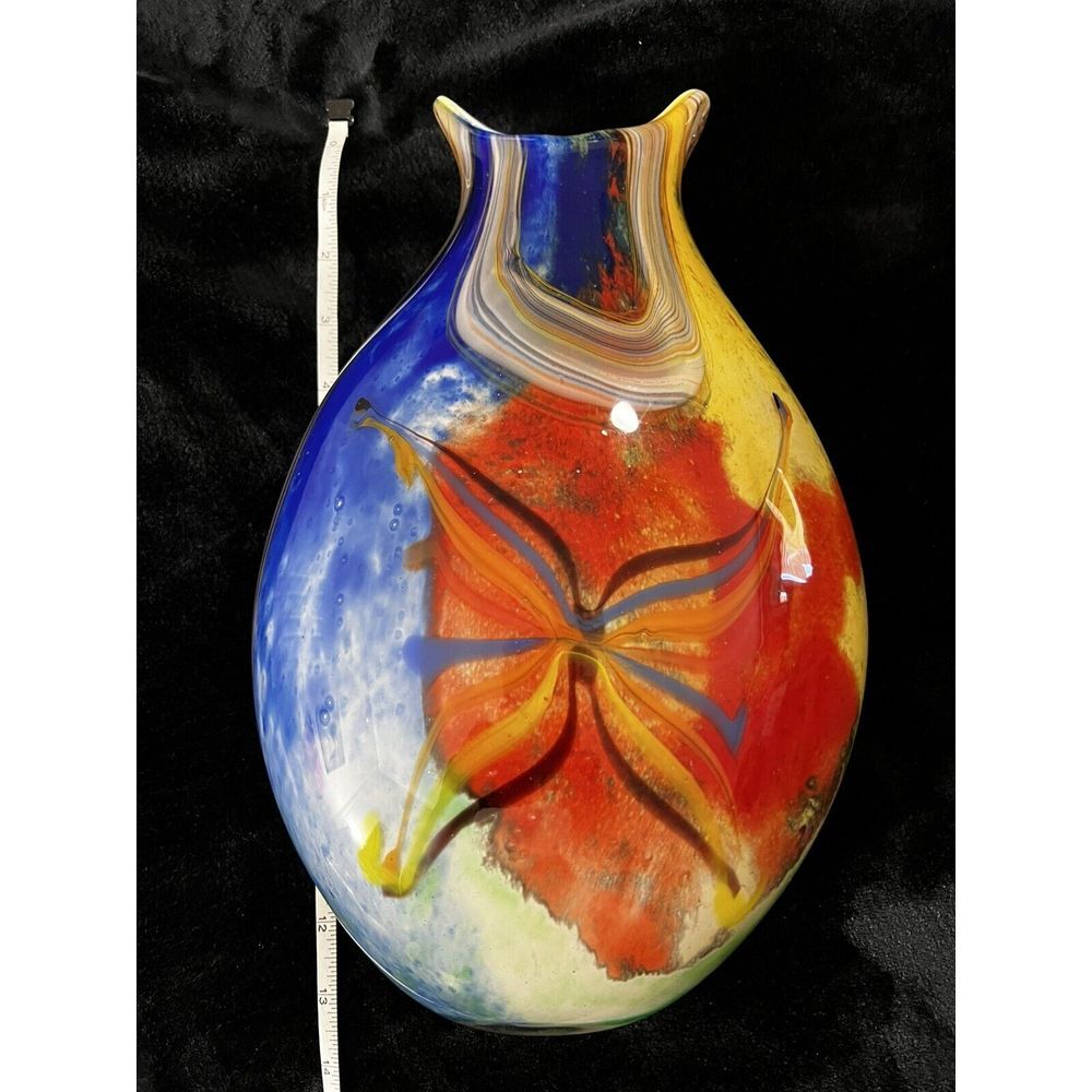 Murano Like Vase 13x9x2 Glass‎